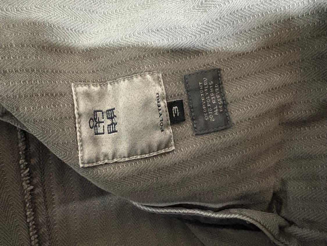 3) 폴리테루 HBT 짚 트러커 그레이 판매해요 상품이미지3