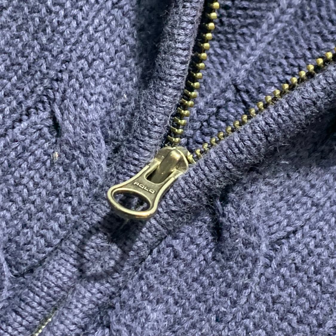 폴로 케이블 후드 니트집업 상품이미지3