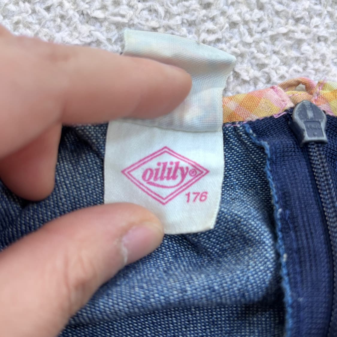 90-102-165 오일리 데님 원피스 0414E 상품이미지4