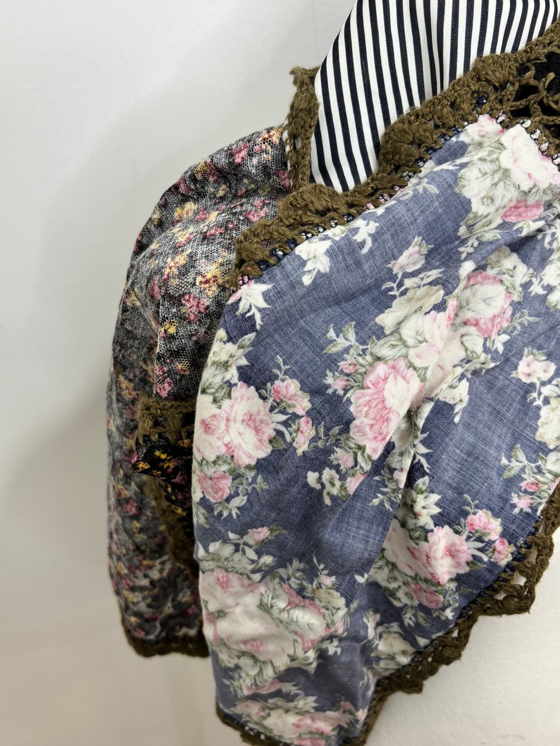 플라워 패턴 레이스 모리 머플러 스카프 상품이미지7