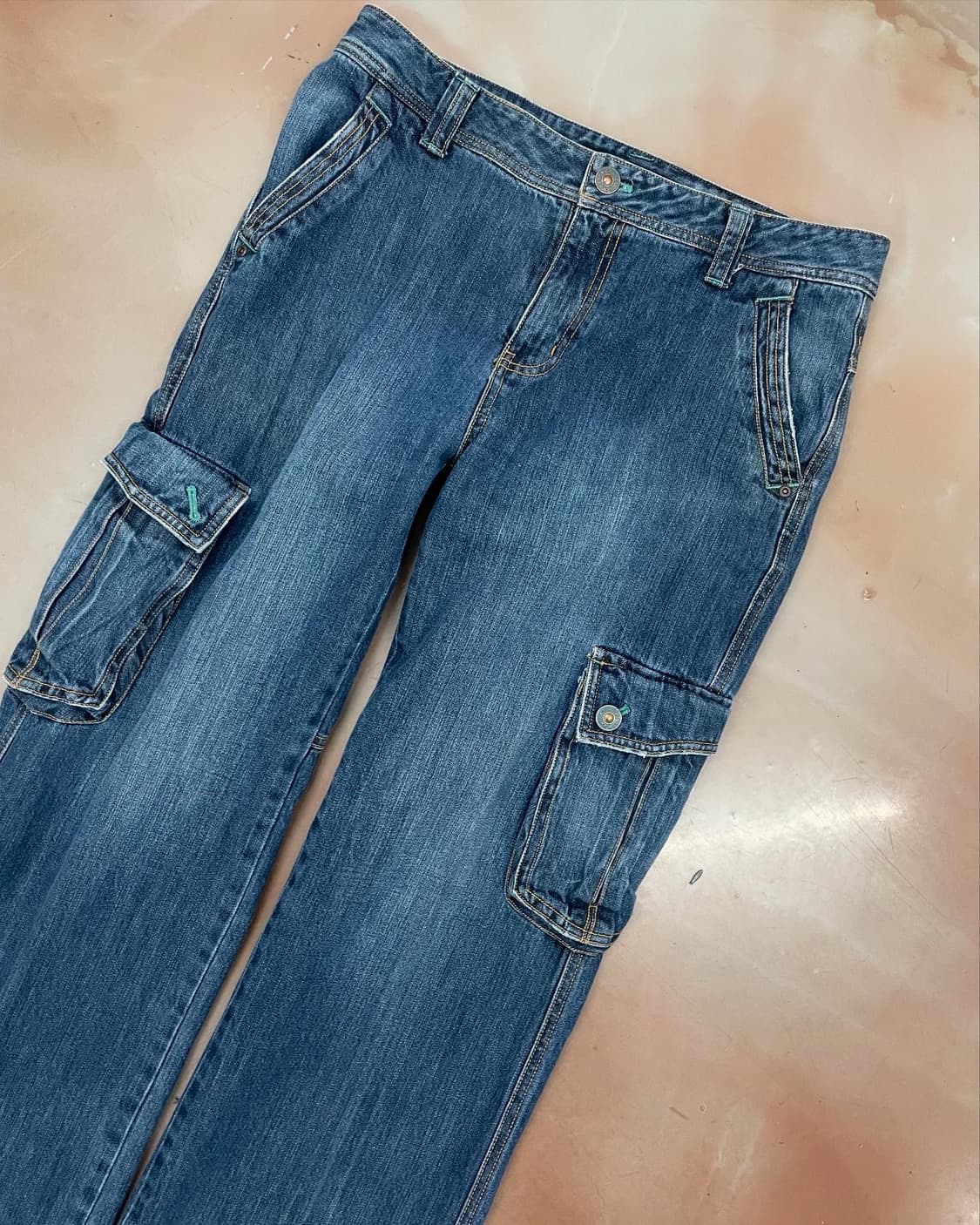 wide denim pocket pants 상품이미지4