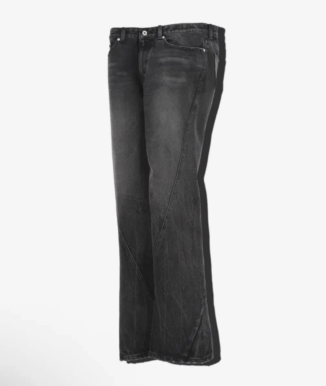 넥스트도어립스 블랙 그레이 진 데님 청바지 1 상품이미지4