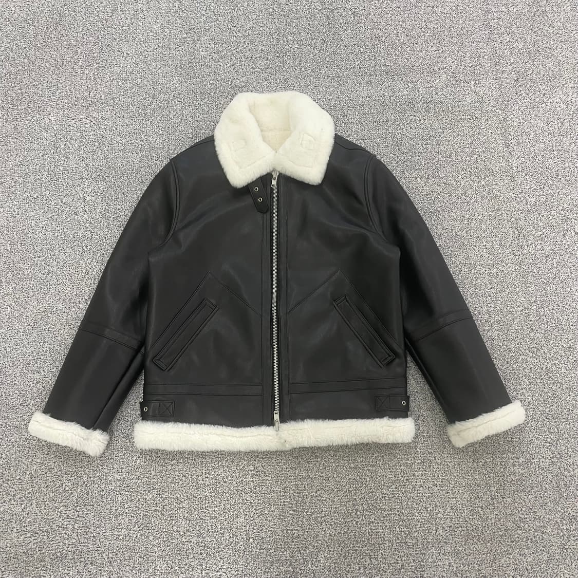 도프제이슨 솔리드 무톤 무스탕 자켓 0120HS1 상품이미지1