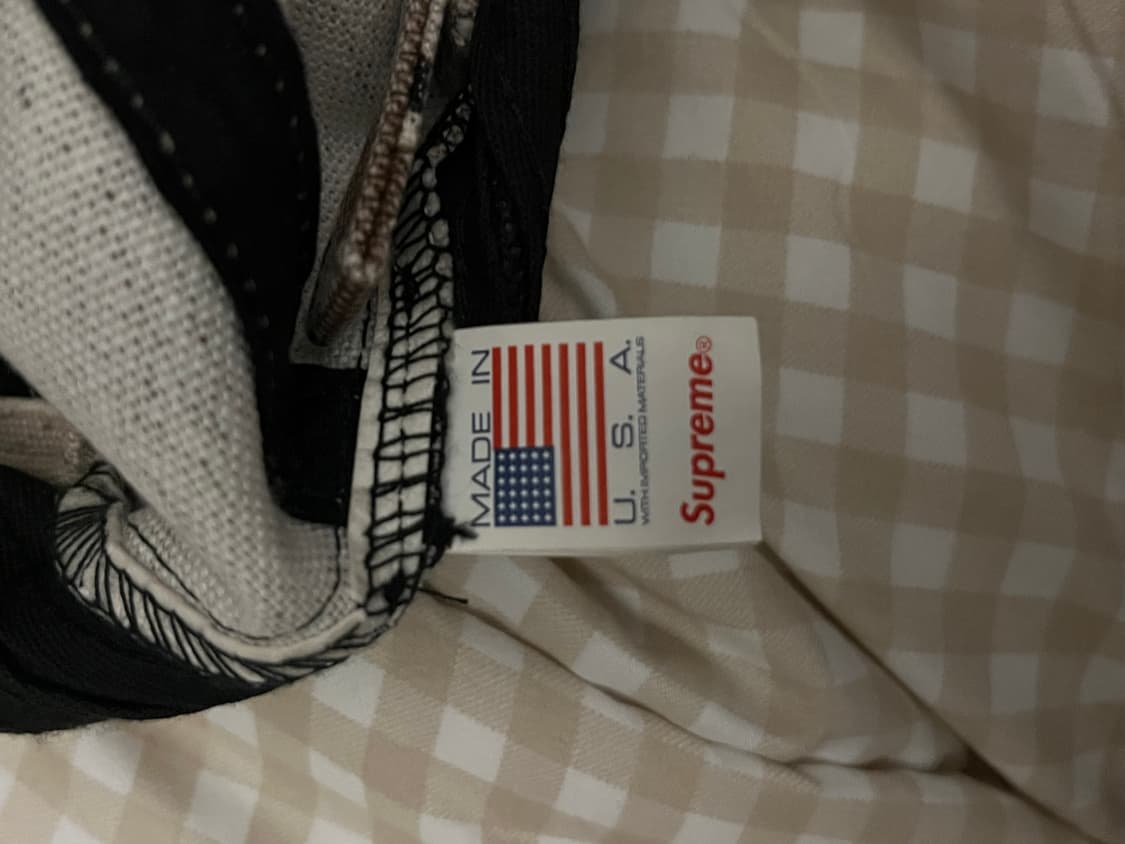 슈프림 카모 S로고 캠프캡 상품이미지2