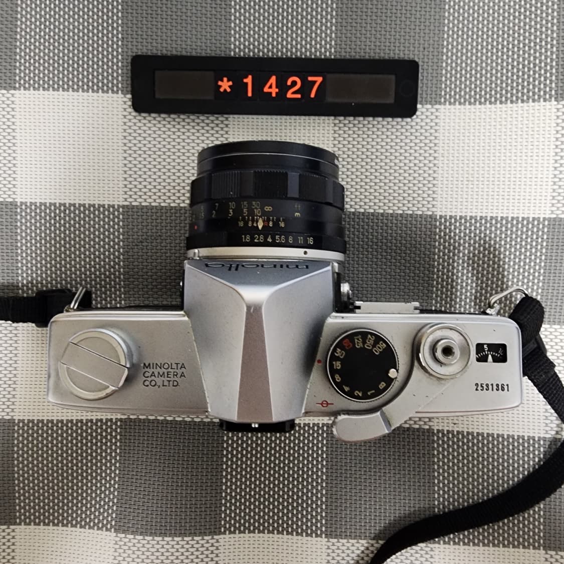 미놀타 SR-1 필름카메라 1.8 단렌즈 장착 상품이미지2