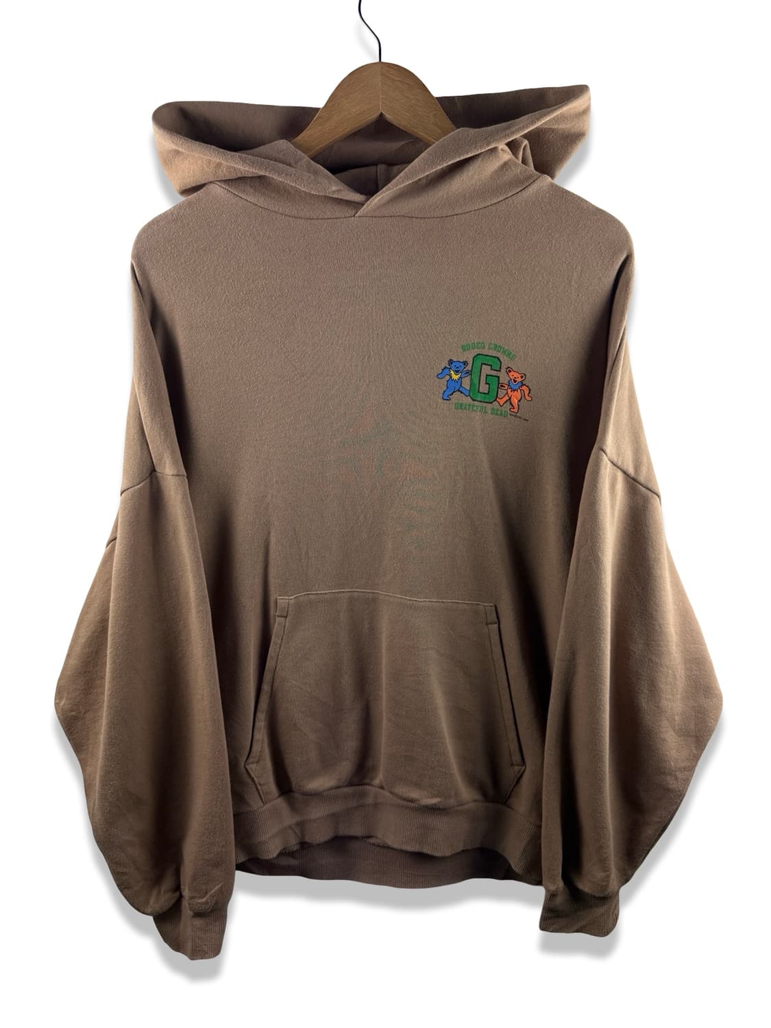 그레이트풀 데드 데드베어 댄싱 브라운 후드티셔츠2315 상품이미지2