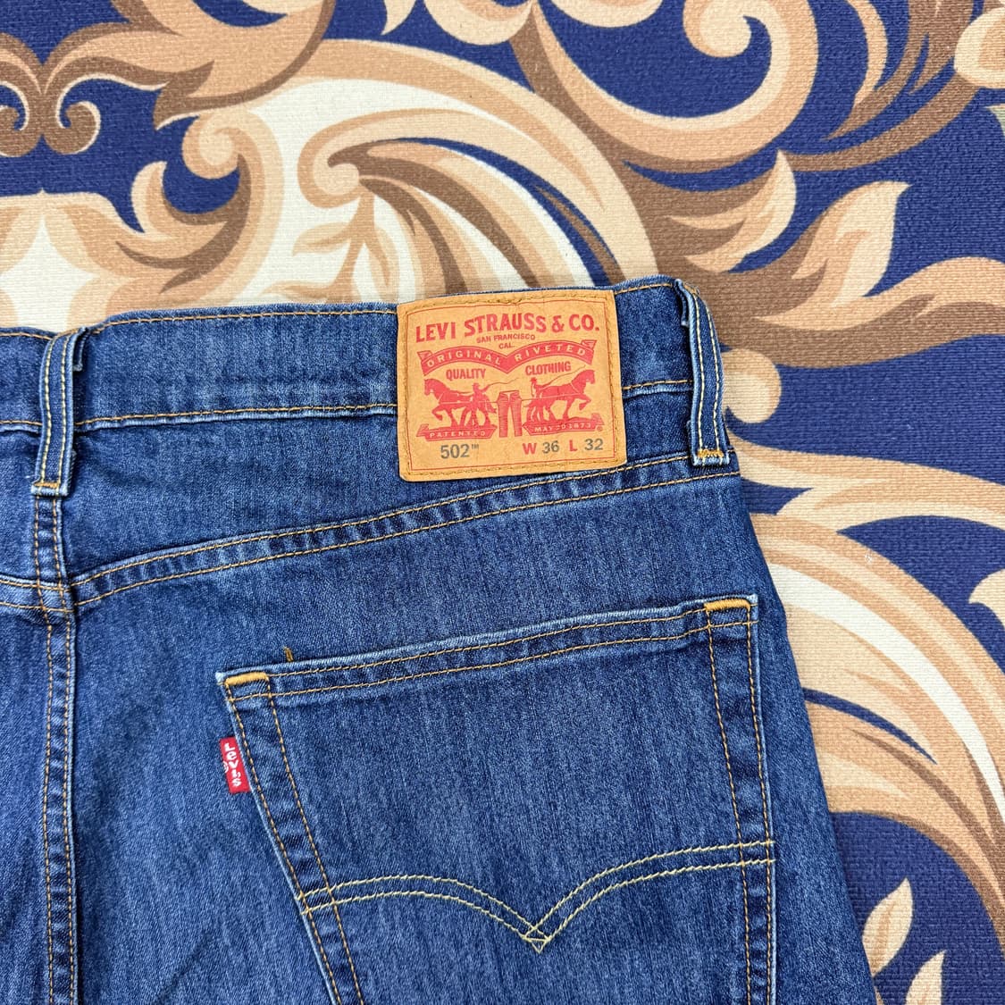 (36)리바이스 Levis 502 중청데님팬츠 상품이미지2
