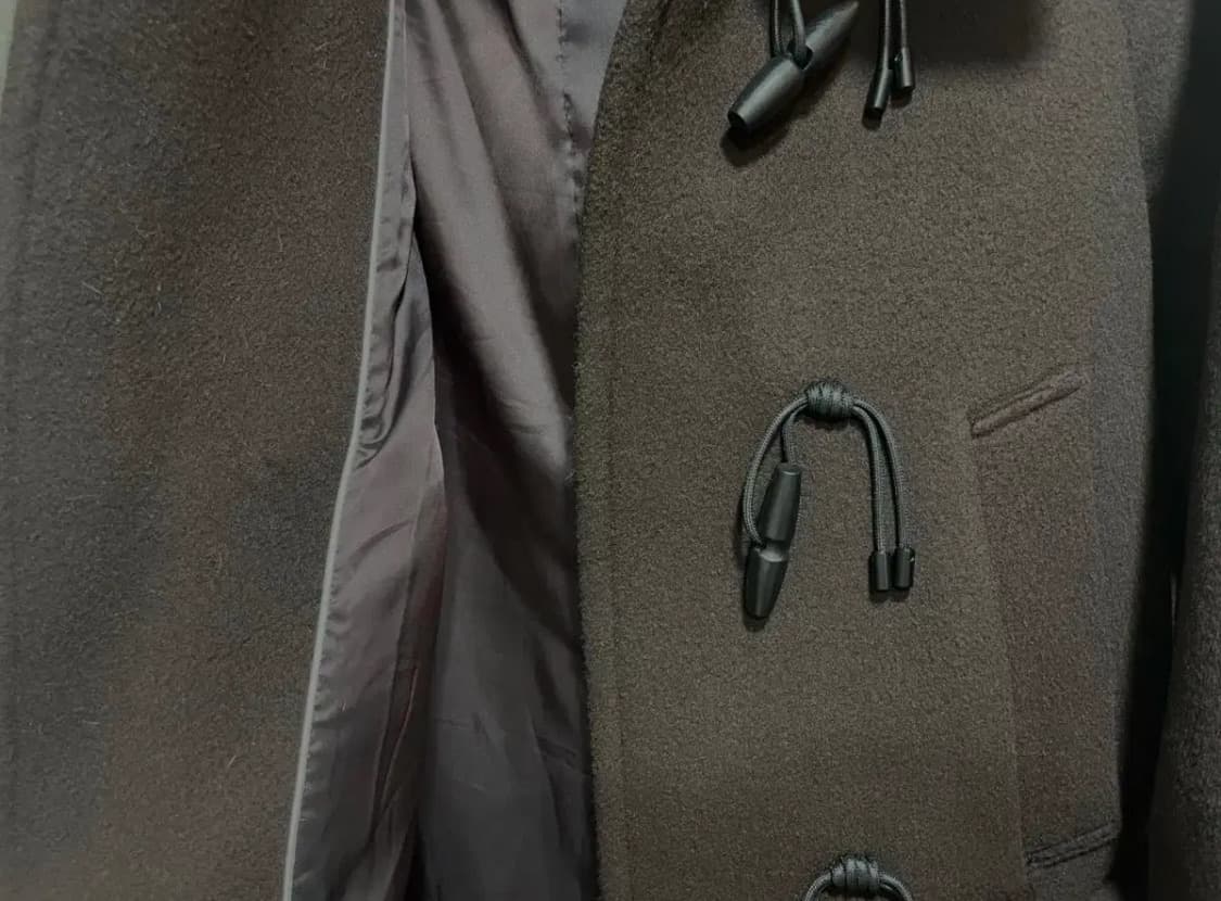 토글 브라운 캐시 블렌드 더플코트 M사이즈 상품이미지5