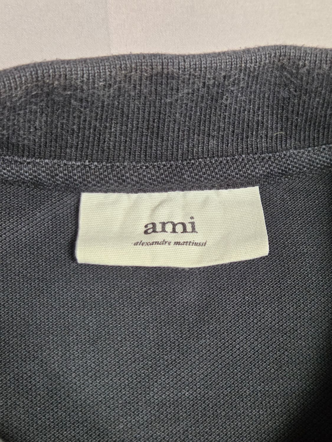 [아미] 톤온톤 아미 드 쾨르 하트 로고 오버핏 카라티 | S00086 상품이미지3