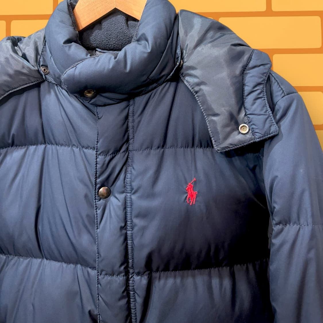 폴로 랄프로렌 네이비 다운 자켓 (L) 상품이미지2