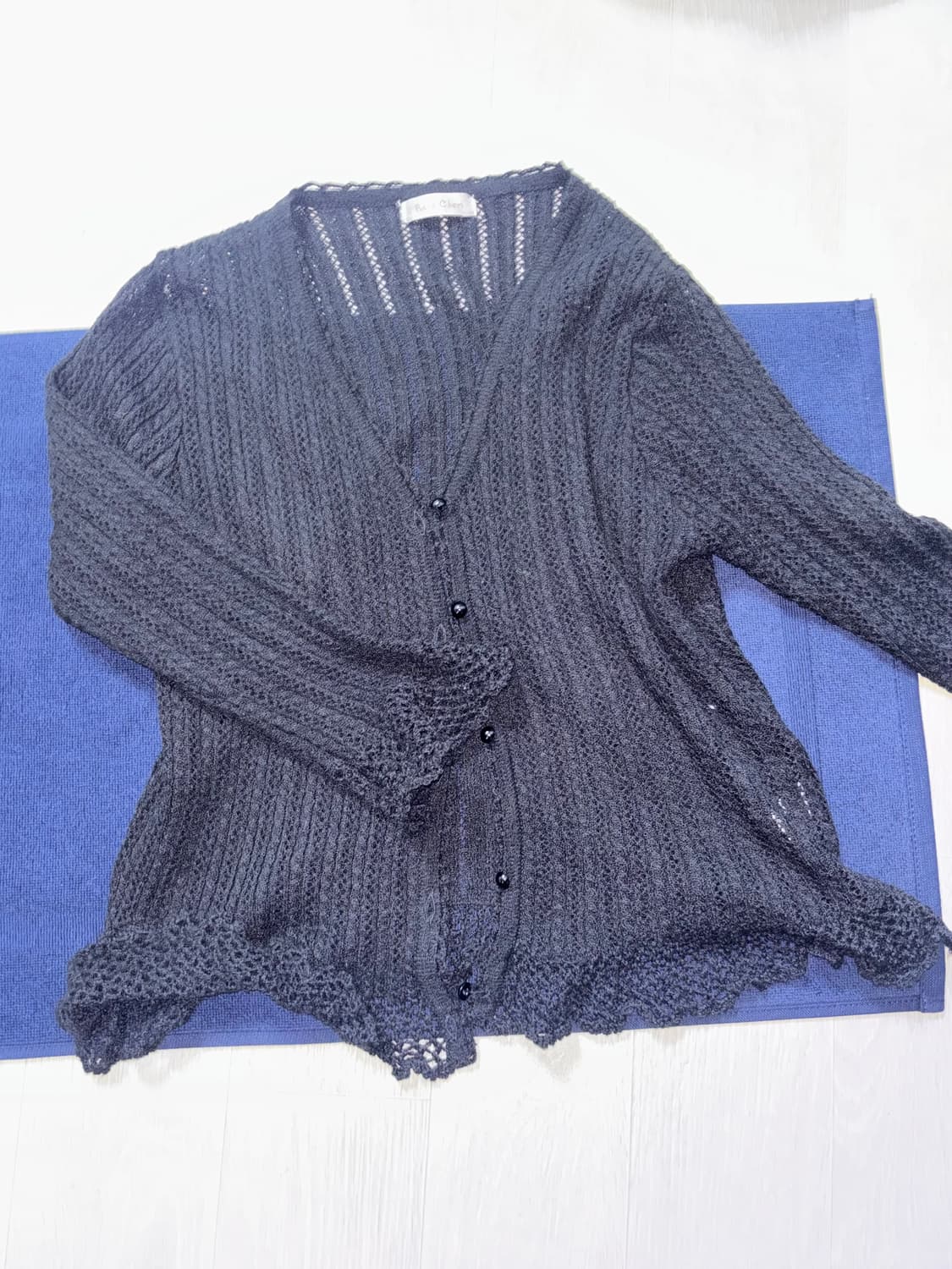 고스 블랙 가디건 상품이미지2