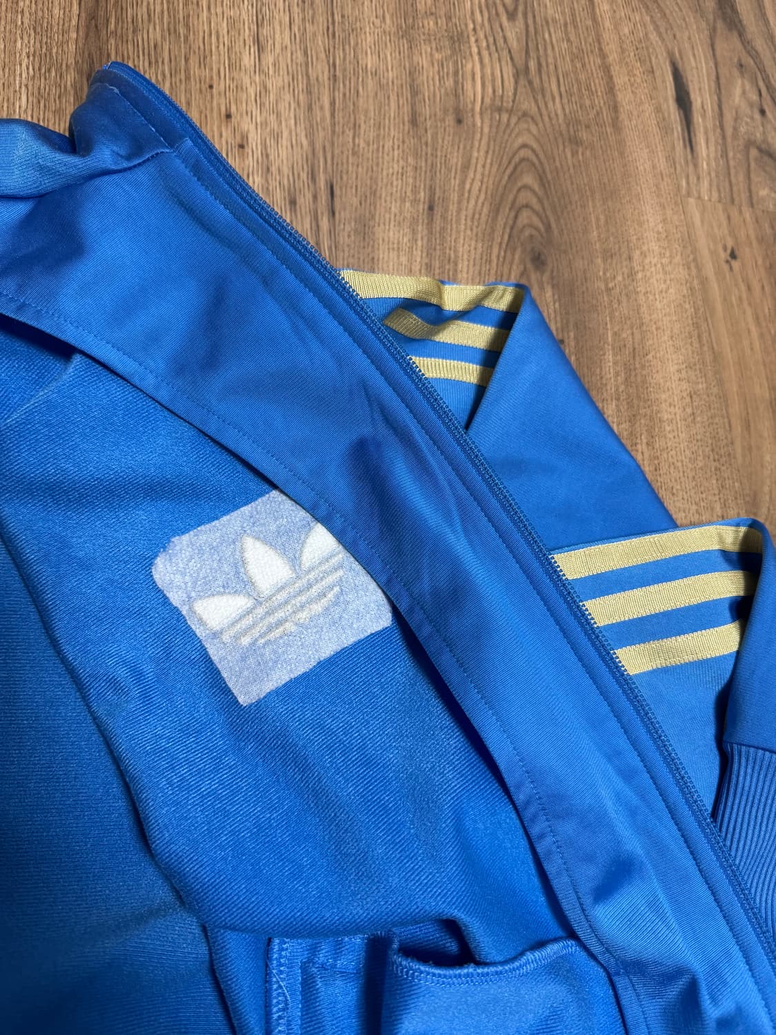아디다스 파이어버드 트랙탑 105 블루+골드 상품이미지2
