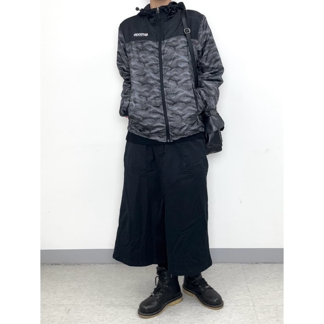 빈티지 블랙 카고 스커트 상품이미지1