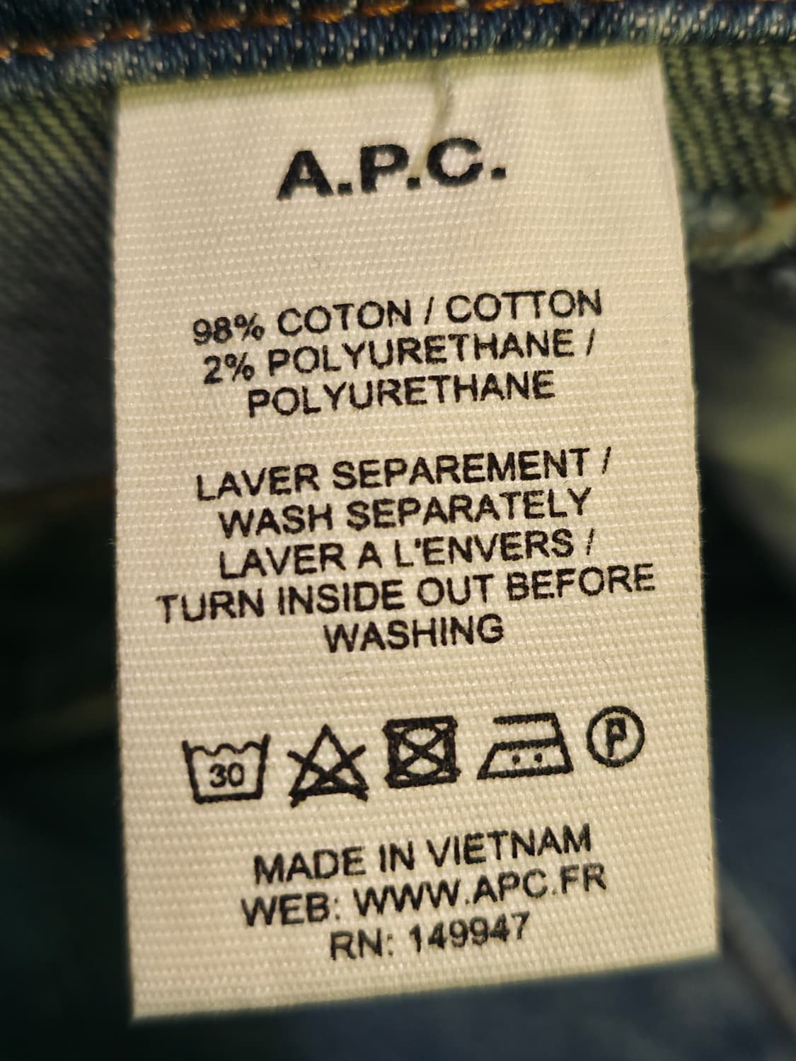 A.P.C 아페쎄 PETIT NEW STANDARD(쁘띠 뉴 스탠다드)  상품이미지5