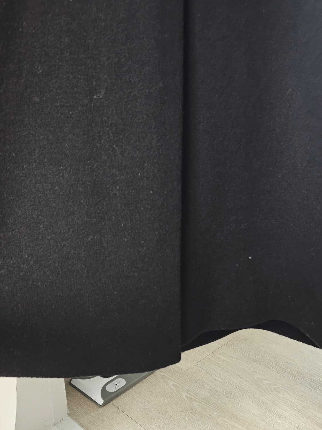 무탠다드 캐시미어 블렌드 대디 숄더 더블 롱 코트 XL 상품이미지3