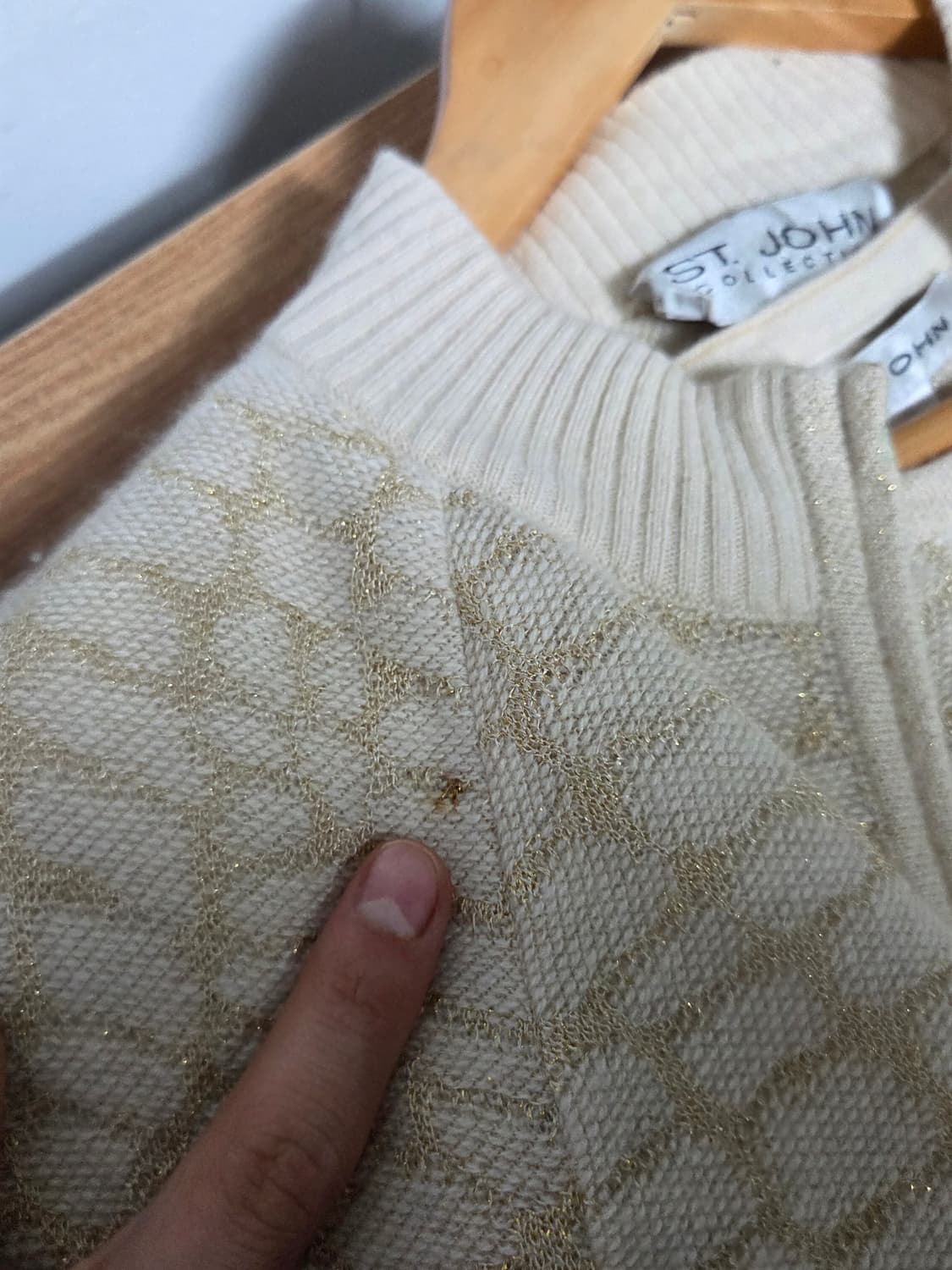 (정품) [세인트존] 캐시미어 블렌드 메탈릭 니트 트윈세트 | 0019 상품이미지8