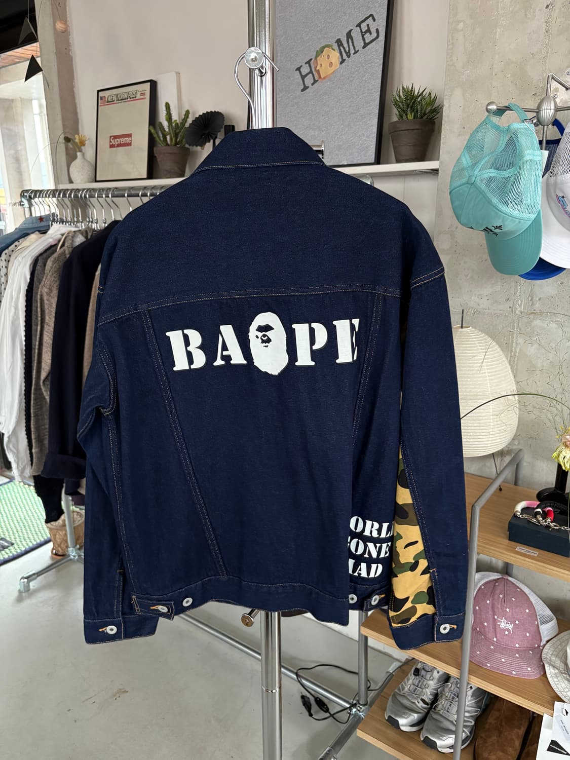 Bape 베이프 데님 트러커 자켓 상품이미지2