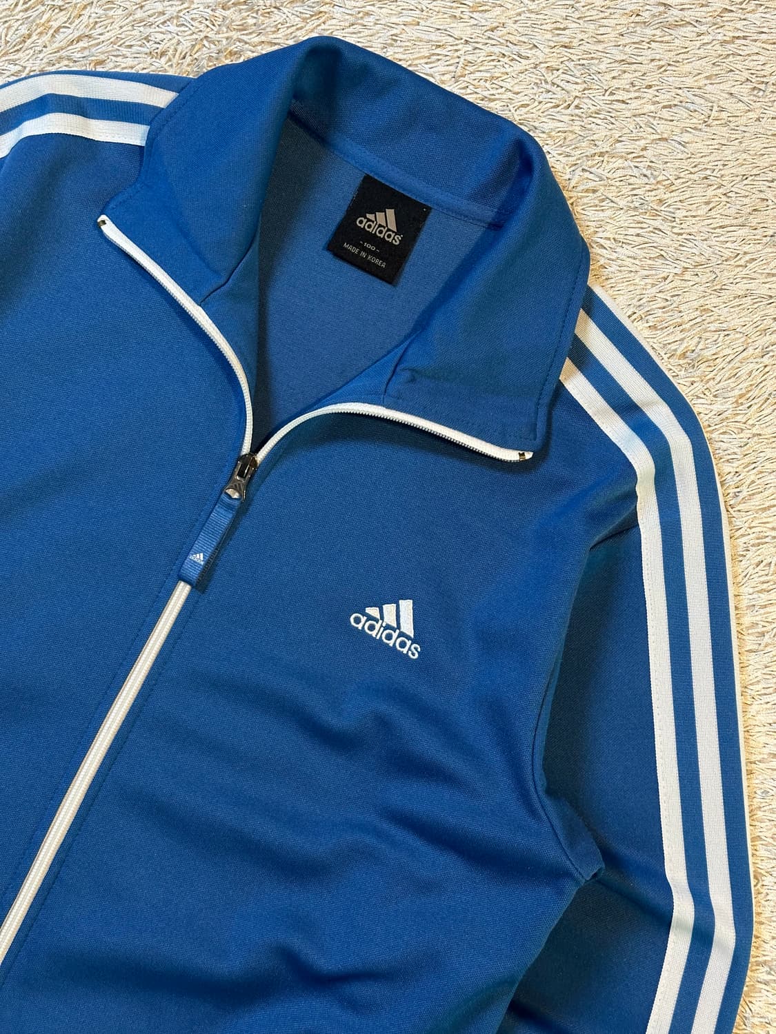 아디다스 ADIDAS 삼각로고 트랙탑 져지 블루 상품이미지2