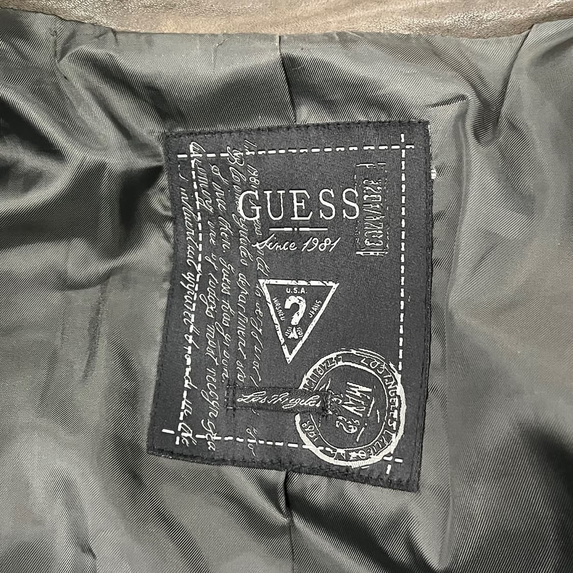 [정품/L] 게스 양가죽 램스킨 자켓 b15 상품이미지7