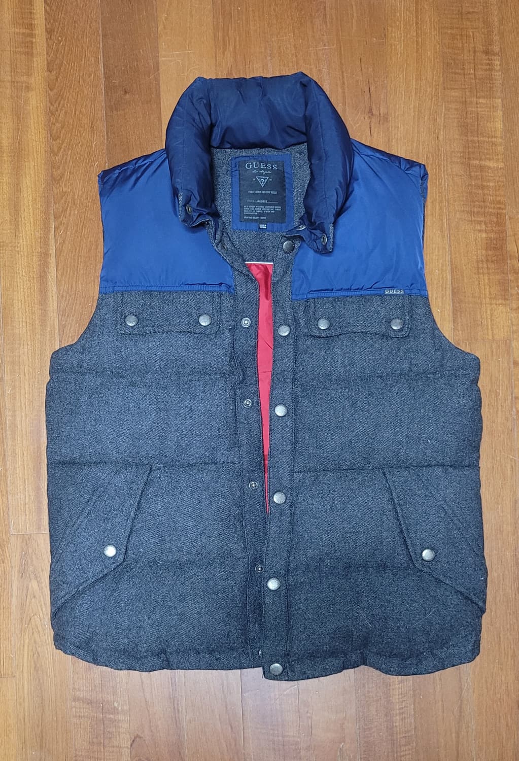 GUESS 남성 패딩 조끼 XL 상품이미지1