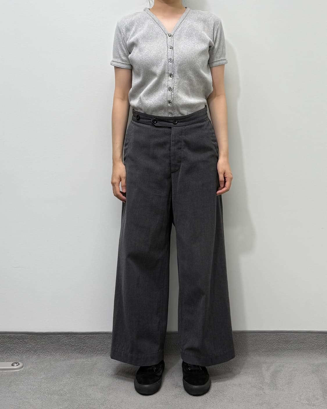 MHL wool cotton wide trouser 상품이미지8