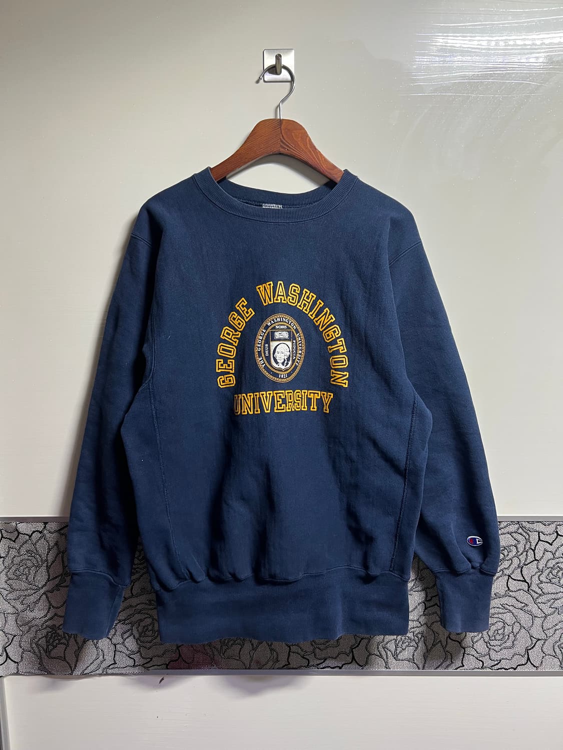 빈티지 90s 챔피온 조지 워싱턴 스웻셔츠 상품이미지1