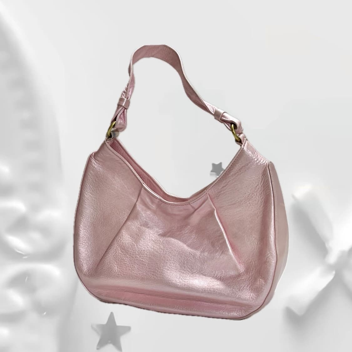 UNGARO pink metalic shoulder bag 상품이미지2