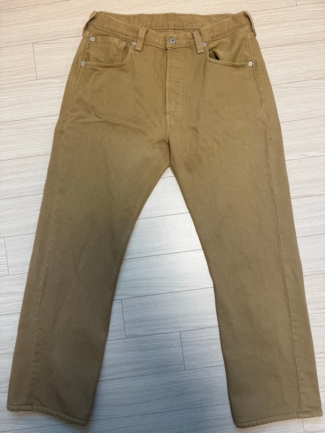 리바이스 501 브라운 데님 팬츠 31 상품이미지1