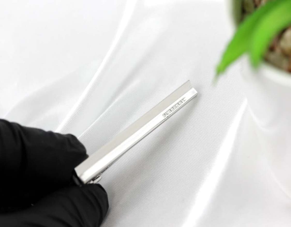 버버리 A등급 6cm 신형 유광 남자 명품 넥타이핀 상품이미지4