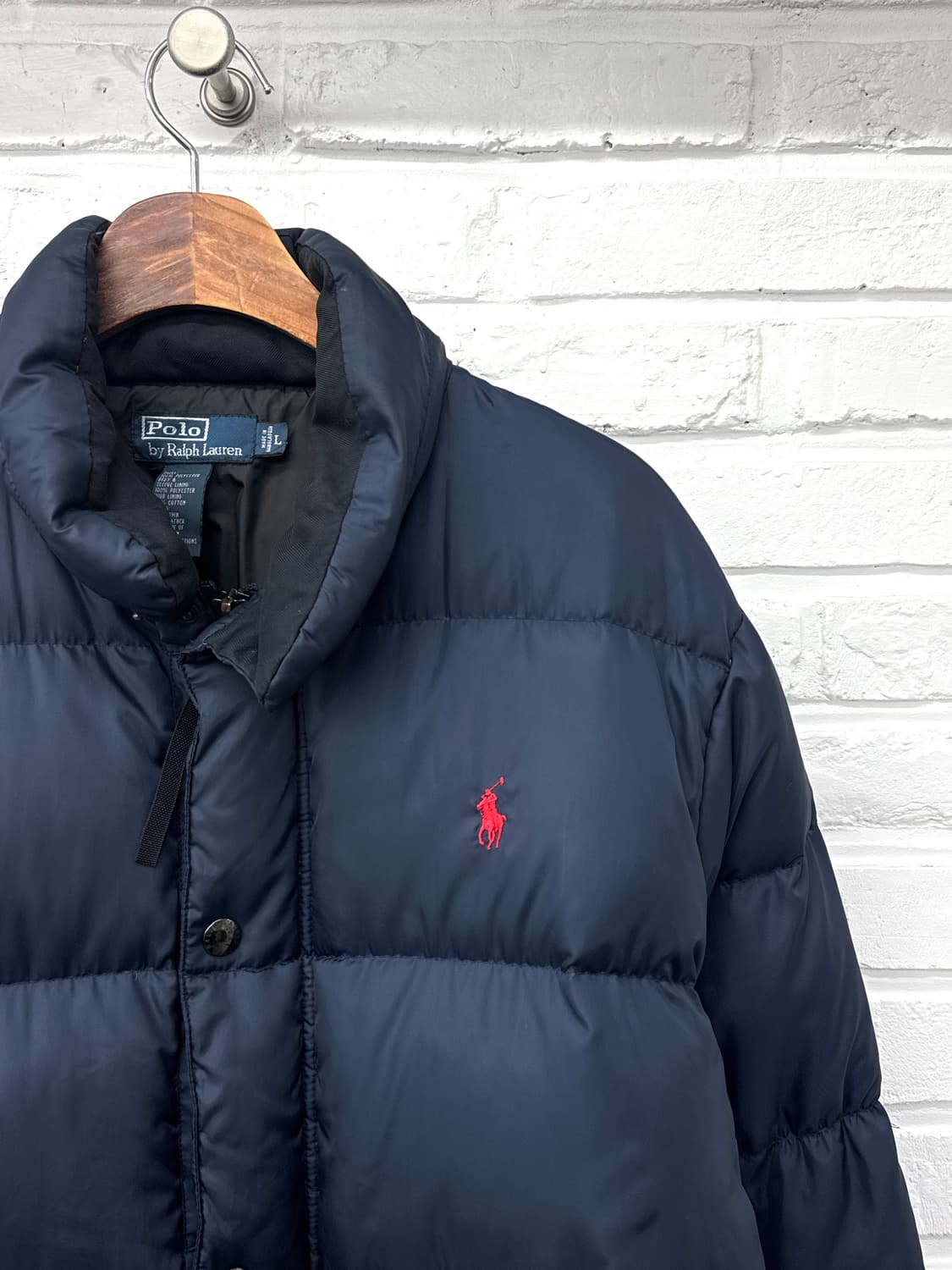 폴로 네이비 덕다운 패딩 상품이미지4