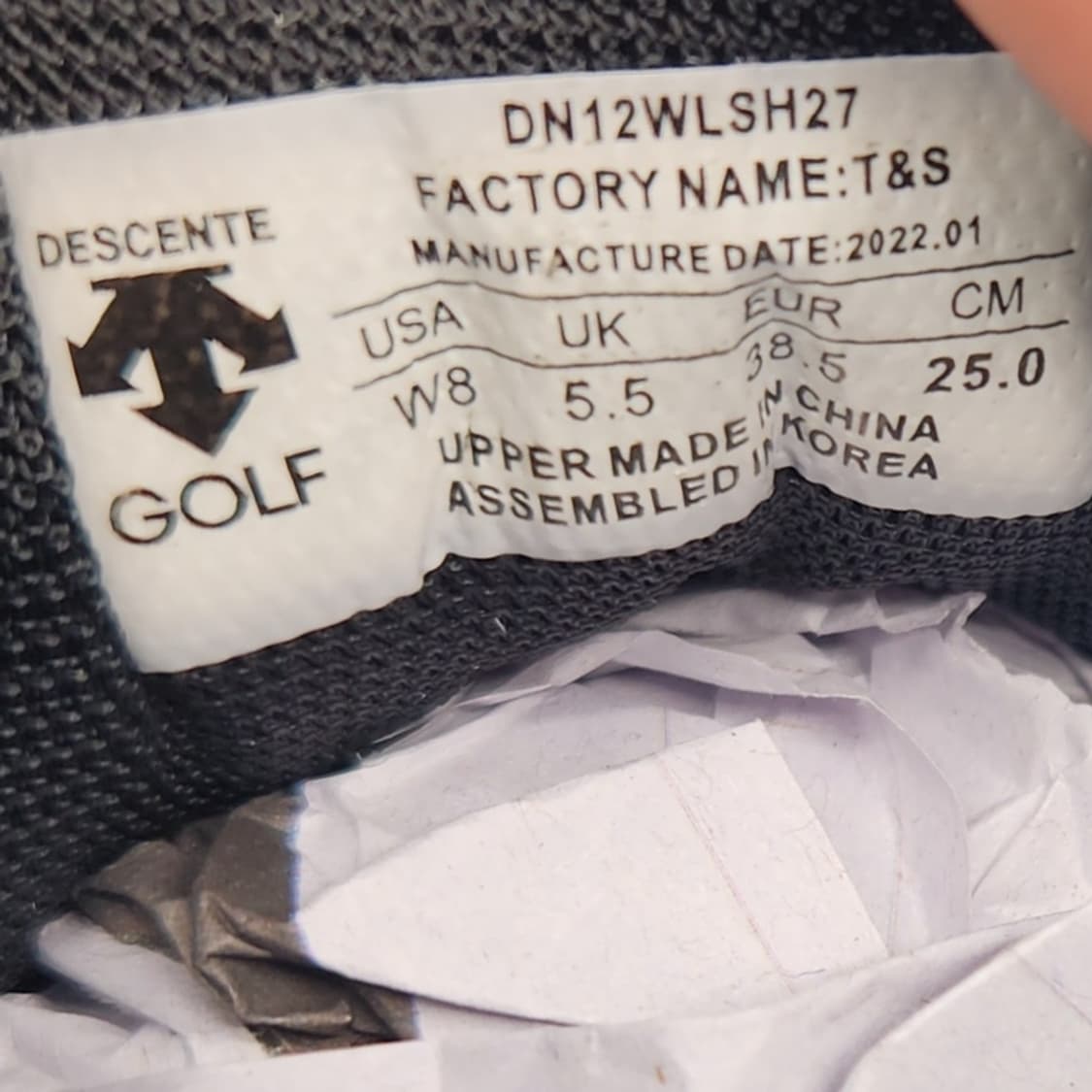 o 데상트 골프화  250 상품이미지6