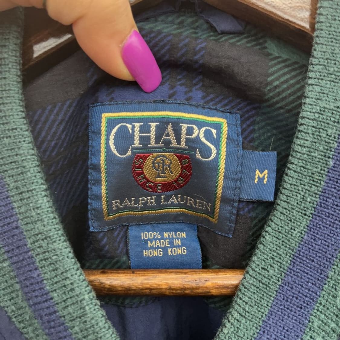 챕스 랄프로렌 올드스쿨 90s 오버핏 야구잠바 바시티자켓 M C07328 상품이미지5