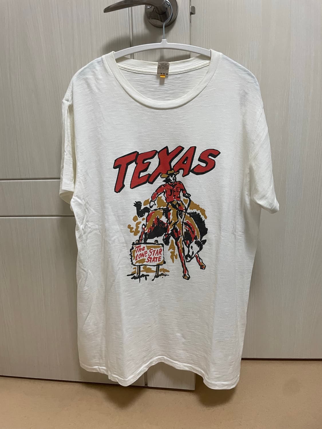 VELVA SHEEN TEXAS 프린팅 반팔티 / 사이즈 L 상품이미지1