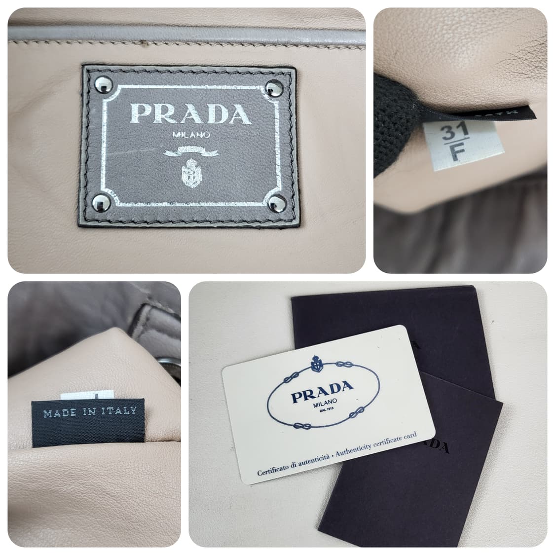 정품 프라다 BL0743 나파 가죽 2-WAY 백 상품이미지9