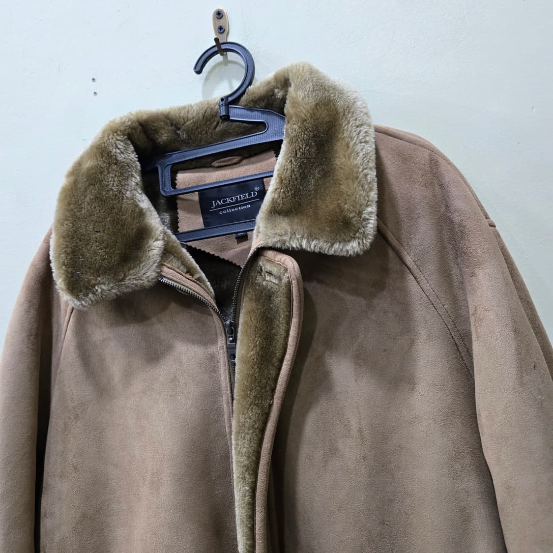 [잭필드] 퍼카라 무스탕 자켓 브라운 105 상품이미지2