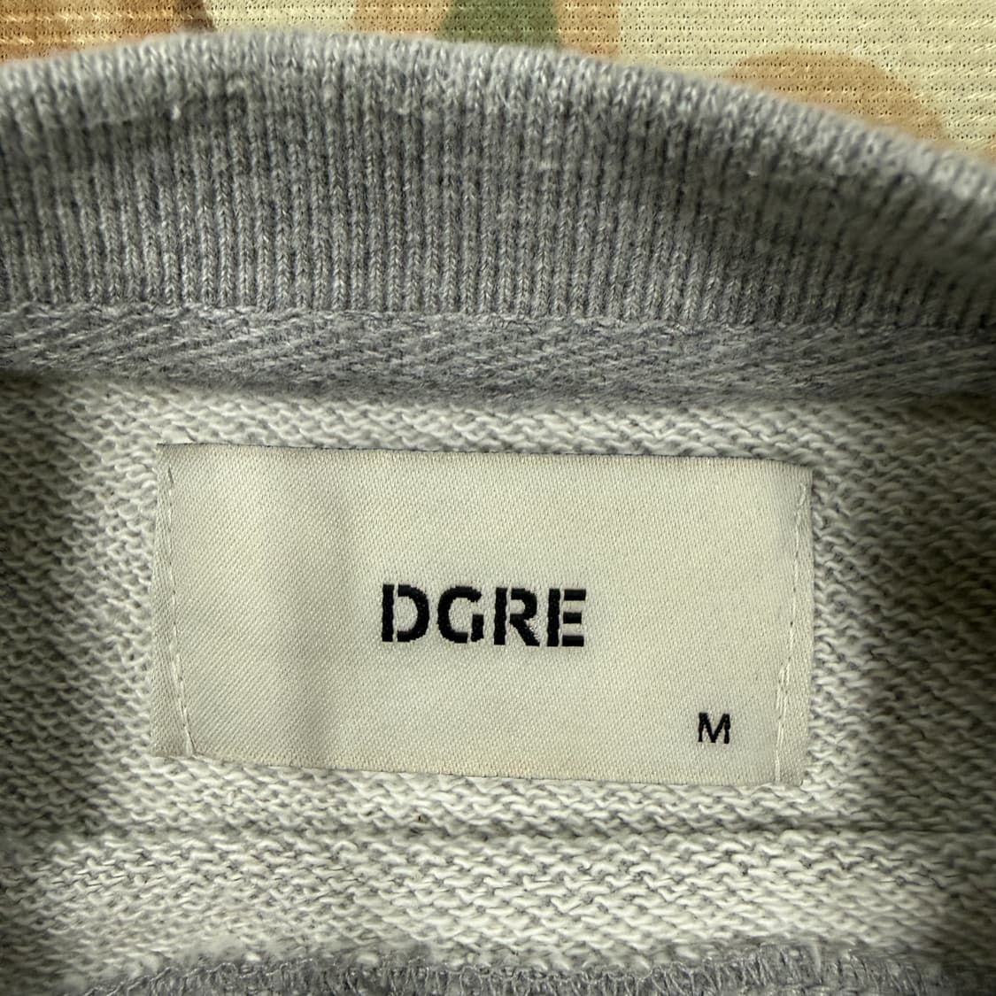 (M)디그레 DGRE LDN레터링 맨투맨(그레이) 상품이미지2