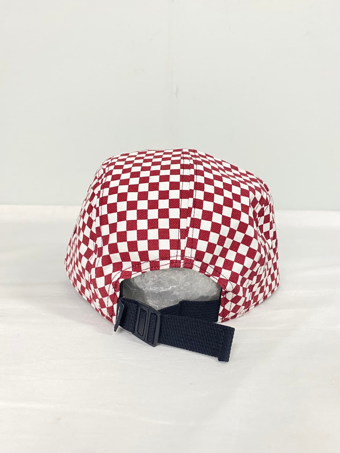 반스 데이비스 5 패널 레드 체커보드 캠프캡 상품이미지2