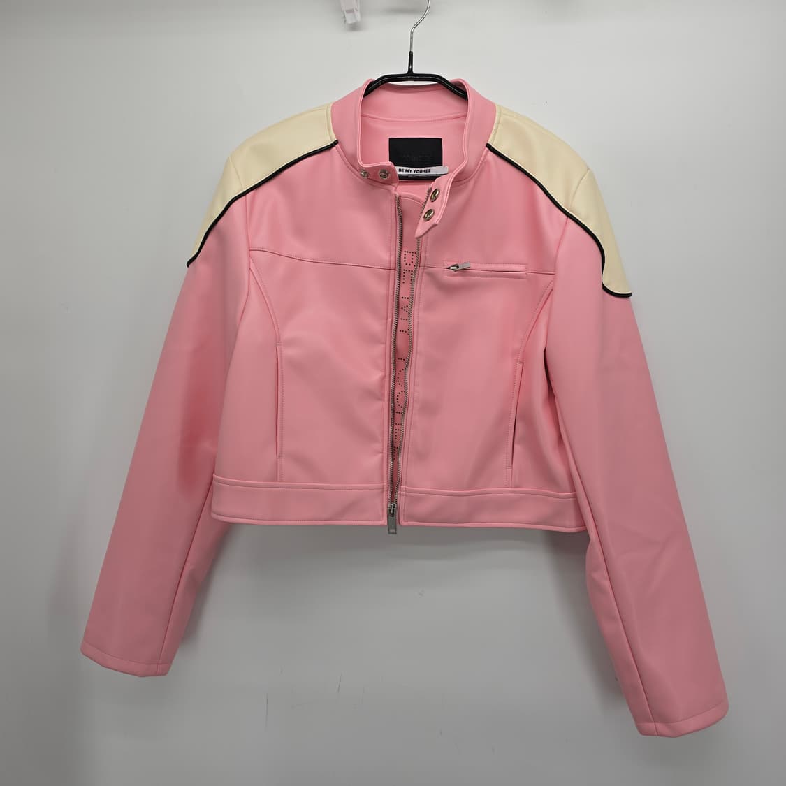 YOUHEE 크롭 레더 자켓 / 여성 라이더 자켓 상품이미지2