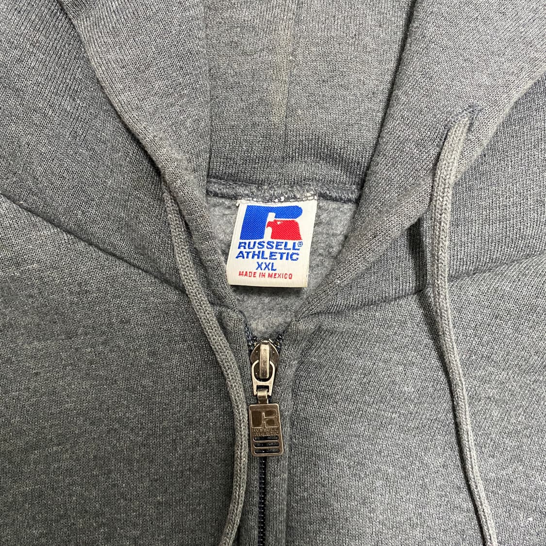90년대 러셀 에슬레틱 후드집업 차콜 상품이미지3