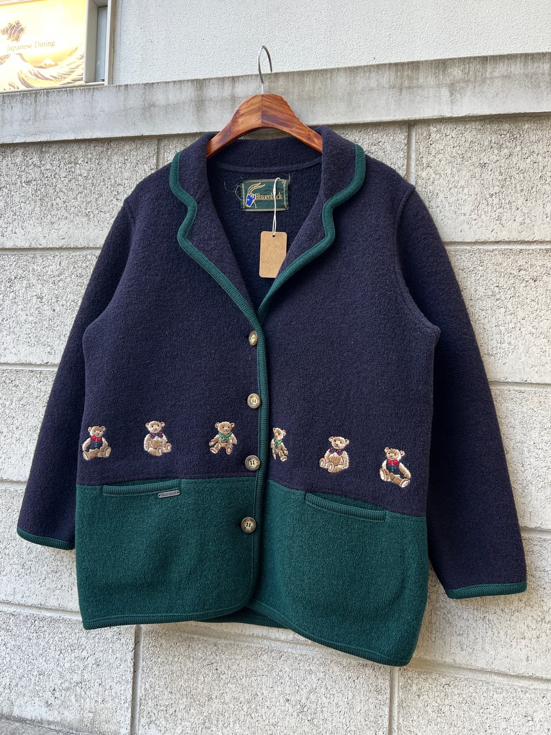 1990s BLAUENBOCK PURE WOOL JACKET 울자켓 상품이미지5