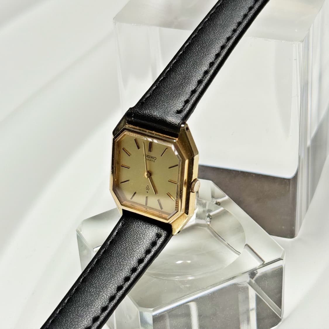80's90's 세이코 빈티지 골드 옥타곤 클래식 워치 상품이미지3