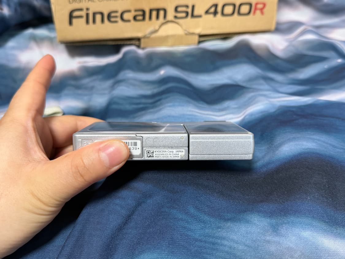 교세라 파인캠 sl400r 카메라 디카 실버 미품 풀박스🤍✨ 상품이미지3