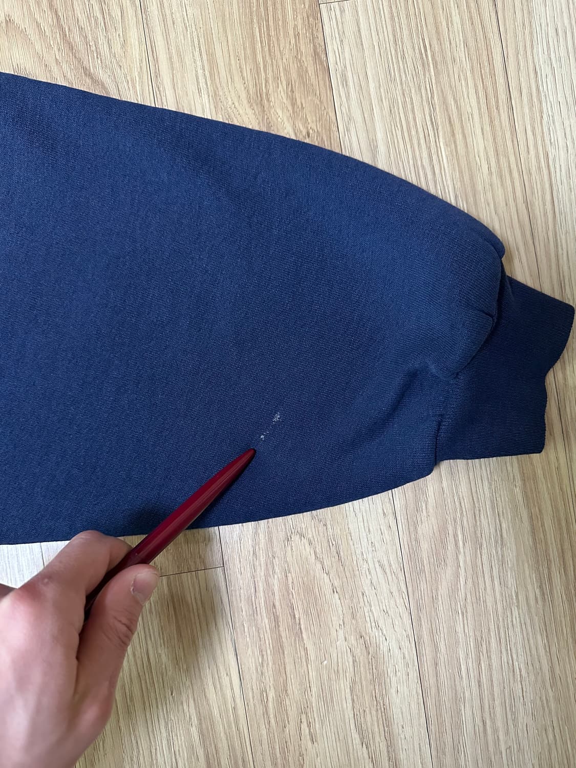 90s 빈티지 러셀 후드집업 네이비 XL 상품이미지8