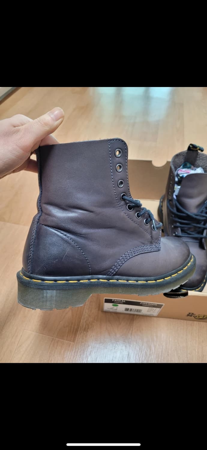 닥터마틴 파스칼 차콜 8홀 부츠 UK7 상품이미지2