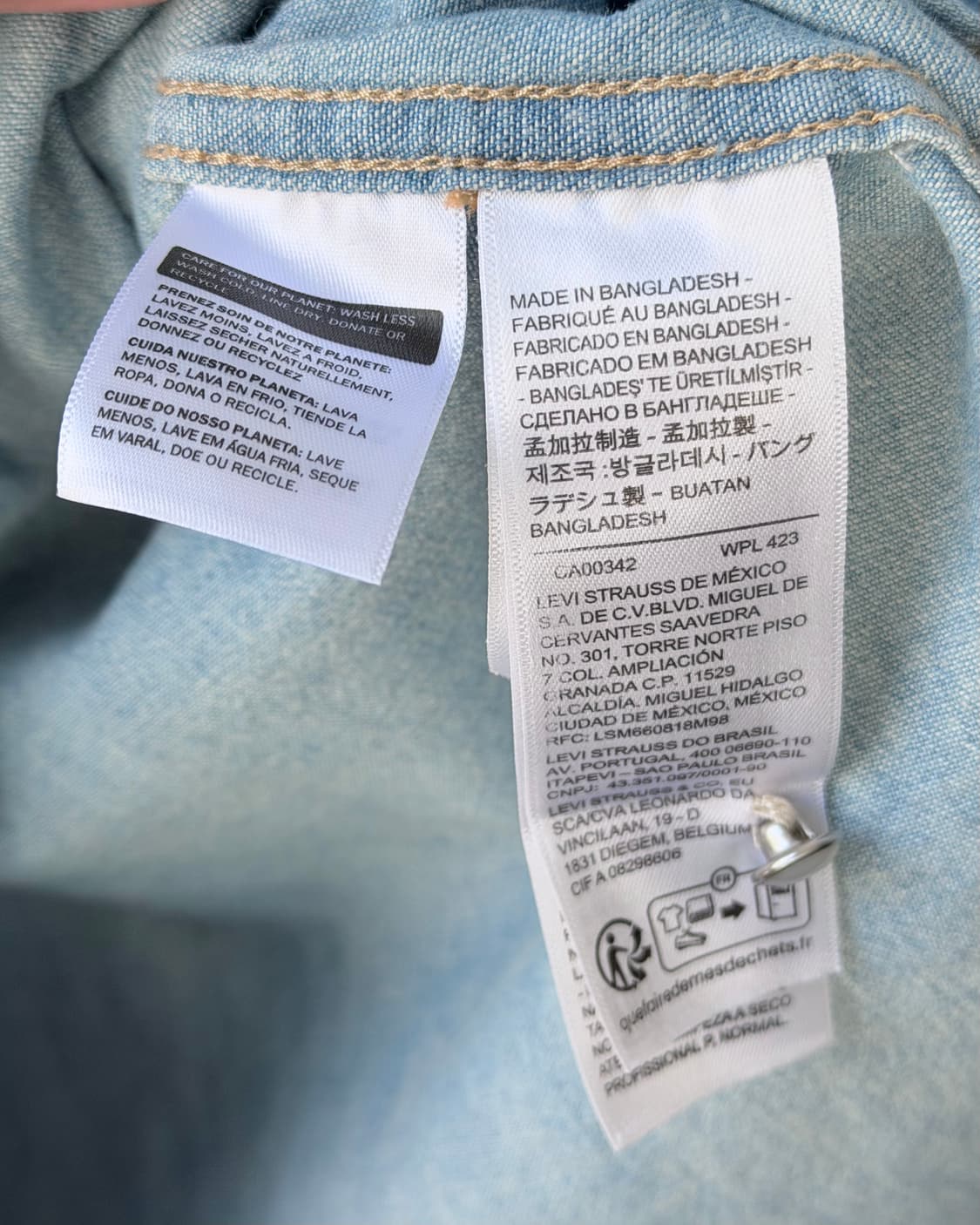 Levis western two pocket denim shirt 상품이미지7