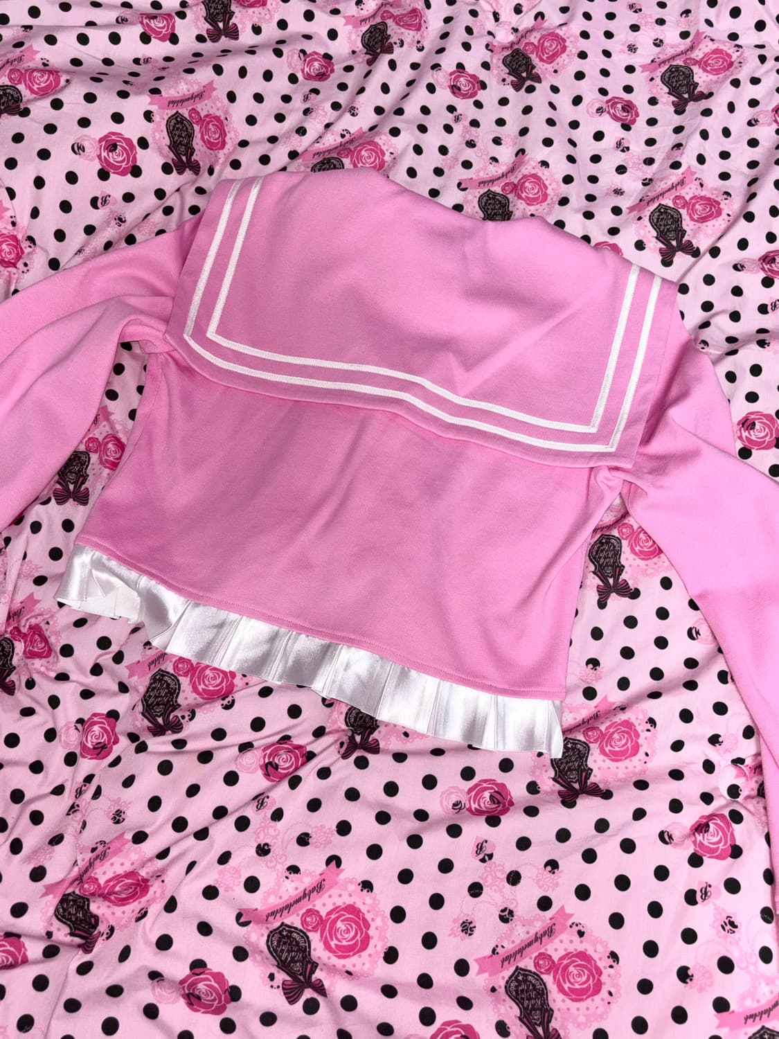 Yusuki 세일러 자켓 핑크 상품이미지2