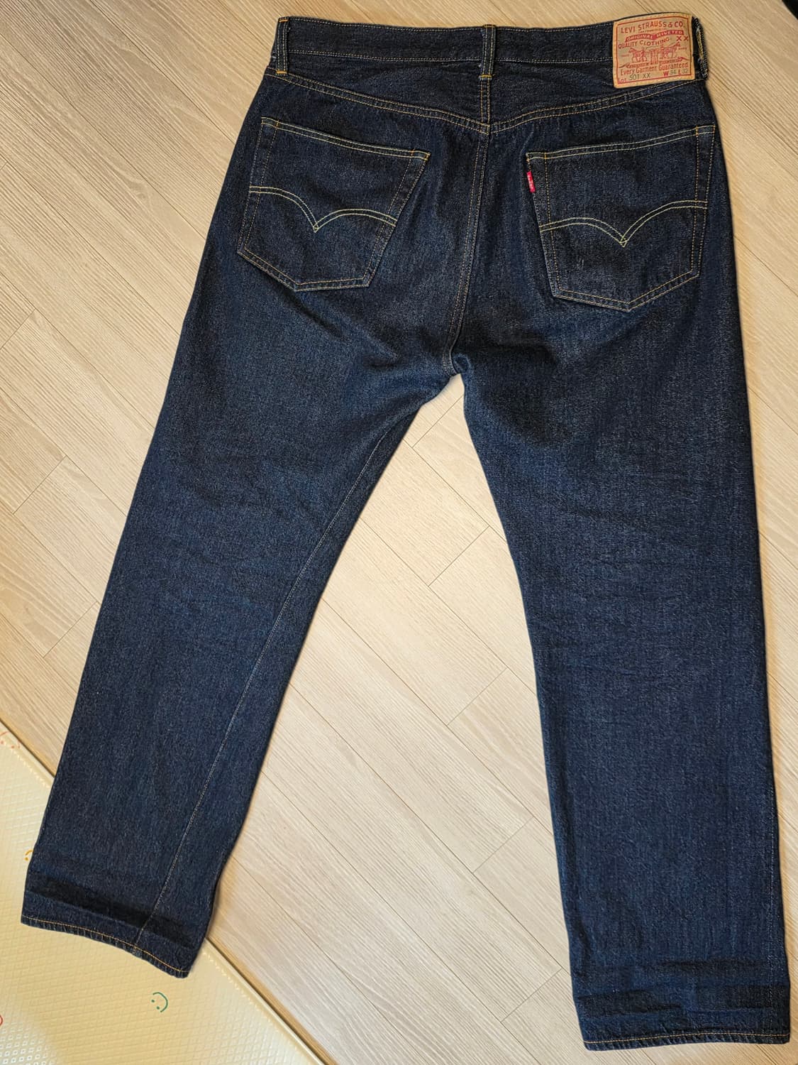 리바이스 LVC55501(1955 501) 34/32 린스드 데님 팔아요 상품이미지4