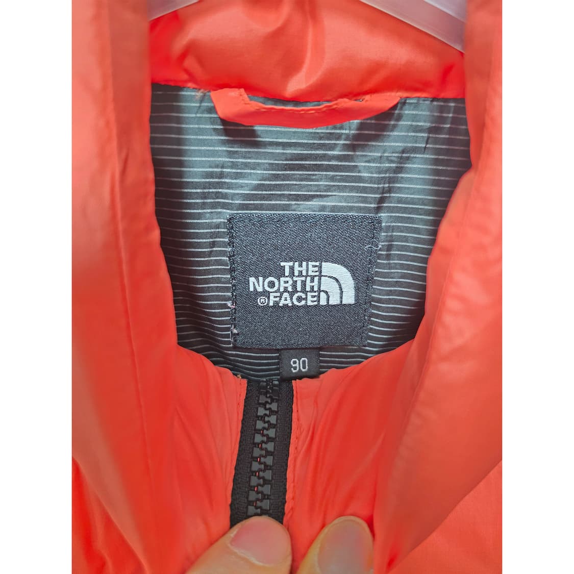 택포) 노스페이스 700 오렌지 패딩 90 상품이미지2