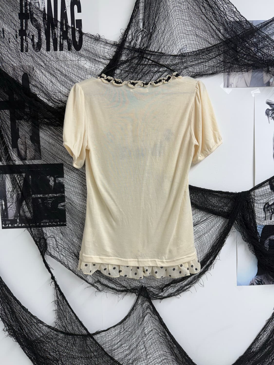 Axes femme lace detail halfsleeve 상품이미지4