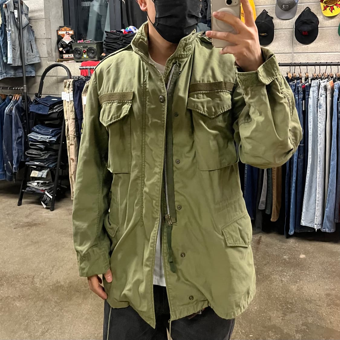 70s 오리지날 2세대 M-65 필드자켓 (M/L) 상품이미지10